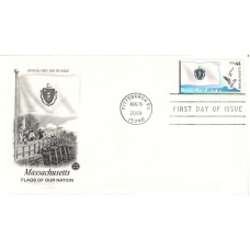 #4297 FOON: Massachusetts Flag PCS FDC