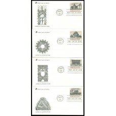 #1928-31 American Architecture Pegasus FDC Set