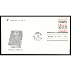 #2015 American Libraries Pegasus FDC