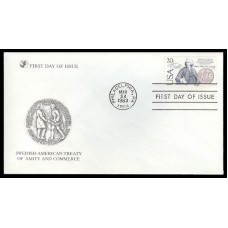 #2036 US - Sweden Treaty Pegasus FDC