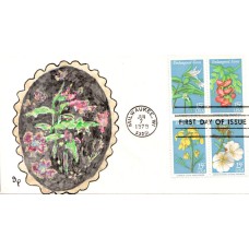 #1783-86 Endangered Flowers Peltin FDC