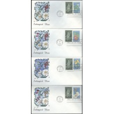 #1783-86 Endangered Flowers Peltin FDC Set