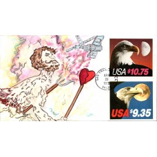 #2122 Eagle and Moon Combo Peltin FDC