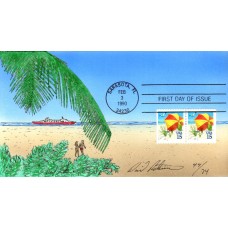 #2443 Beach Umbrella Peterman FDC