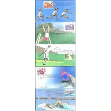 #2496-2500 Olympics Peterman FDC Set