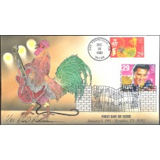 #2721 Elvis Presley Dual Peterman FDC