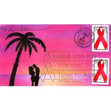 #2806 AIDS Awareness Peterman FDC