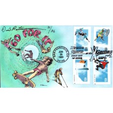 #3321-24 Xtreme Sports Peterman FDC