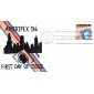 #2145 Ameripex Pinstripe FDC