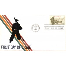 #2152 Korean War Veterans Pinstripe FDC