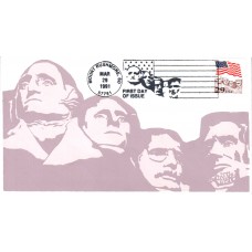 #2523 Flag Over Mt. Rushmore Piszkiewicz FDC