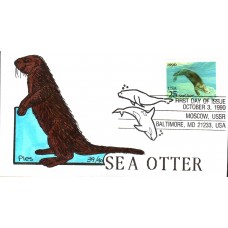 #2510 Sea Otter PLES FDC