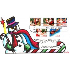 #2580//85 Santa Claus PLES FDC