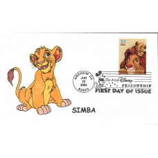 #3867 Disney - Mufasa and Simba PMW FDC