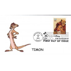 #3867 Disney - Mufasa and Simba PMW FDC