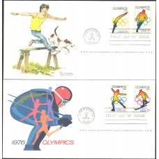 #1695-98 Olympics POA FDC Set