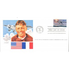 #1710 Lindbergh's Flight POA FDC