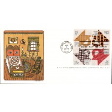 #1745-48 American Quilts POA FDC