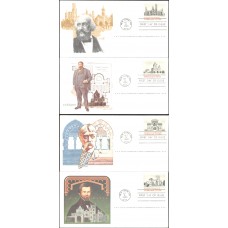 #1838-41 American Architecture POA FDC Set