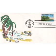 #C127 Caribbean Coast Pohl FDC