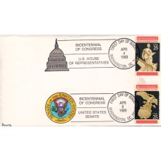 #2412-13 US Congress Dual Pointe FDC