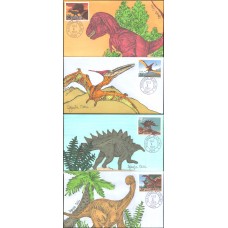 #2422-25 Dinosaurs Pointe FDC Set