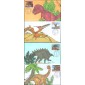 #2422-25 Dinosaurs Pointe FDC Set