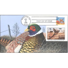 #2283 Ring-Necked Pheasant Combo Poormon FDC