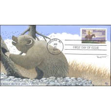 #2401 Montana Statehood Poormon FDC