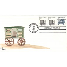 #2253 Milk Wagon 1900s Powell FDC