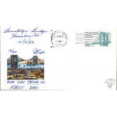 #2041 Brooklyn Bridge Pre-date Pugh FDC