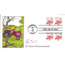 #2127b Tractor 1920s Pugh FDC