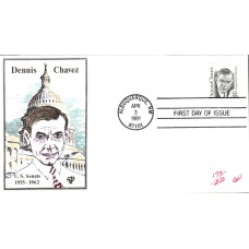 #2186 Dennis Chavez Pugh FDC