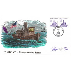 #2260 Tugboat 1900s Pugh FDC