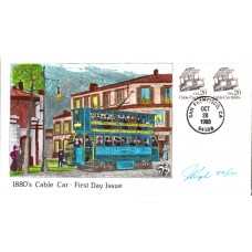 #2263 Cable Car 1880s Pugh FDC