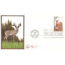 #2317 White-tailed Deer Pugh FDC