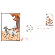 #2322 Gray Wolf Pugh FDC