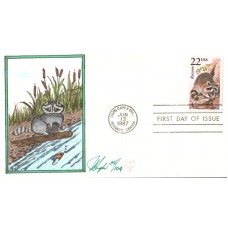 #2331 Raccoon Pugh FDC