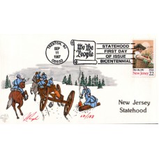 #2338 New Jersey Statehood Pugh FDC