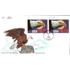 #2394 Eagle and Moon Plate Pugh FDC