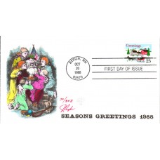 #2400 Horse and Sleigh Pugh FDC