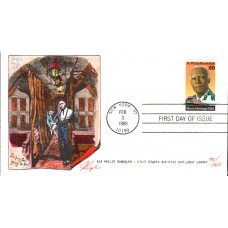 #2402 A. Philip Randolph Pugh FDC