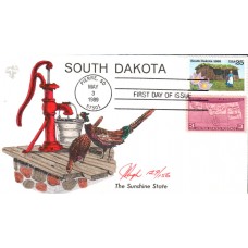 #2416 South Dakota Statehood Pugh FDC