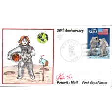 #2419 First Moon Landing Pugh FDC