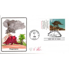 #2424 Stegosaurus Dinosaur Tab Pugh FDC