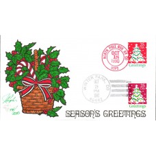 #2515-16 Christmas Tree Pugh FDC