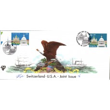 #2532 Founding of Switzerland Joint Pugh FDC