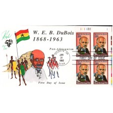 #2617 W. E. B. DuBois Plate Pugh FDC