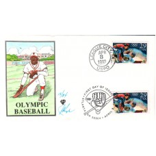 #2619 Olympic Baseball Pugh FDC