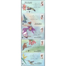 #2642-46 Hummingbirds Pugh FDC Set